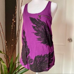 PacSun purple racerback tank